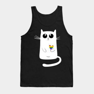 Cute Cat LGBT Tank Top